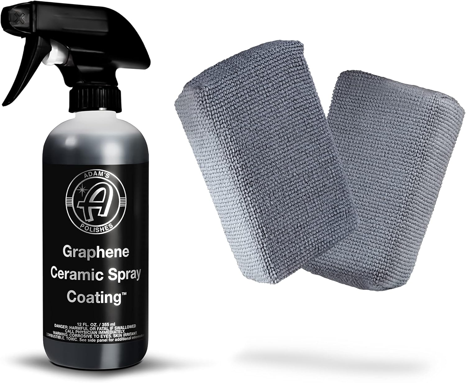 Adam's Polishes UV Graphene Ceramic Spray Coating Bundle - A True Graphene Spray W/UV Tracer Technology 