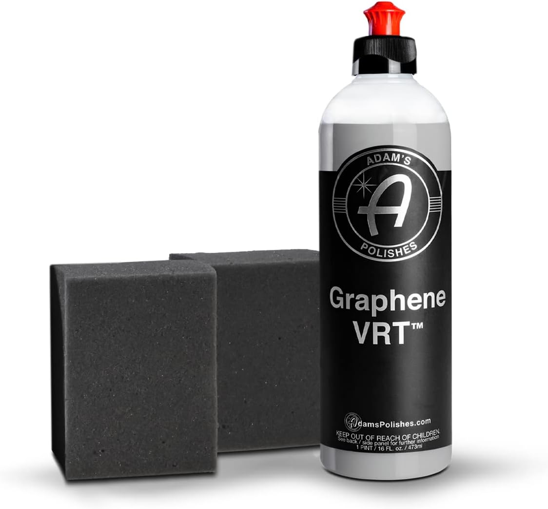 Adam's Polishes Graphene VRT 16oz Vinyl, Rubber, Tire & Trim Dressing - Durable UV Protection and Water Repellent