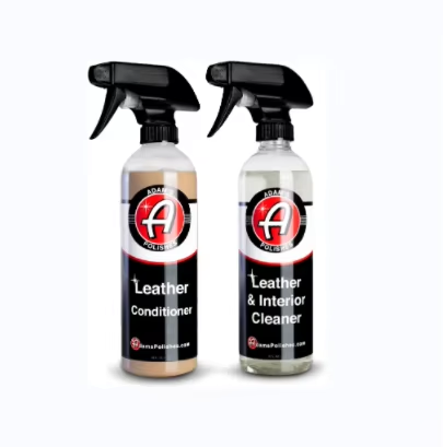Adam's Polishes Leather Care Kit - Leather Cleaner & Leather Conditioner Car Cleaning Supplies