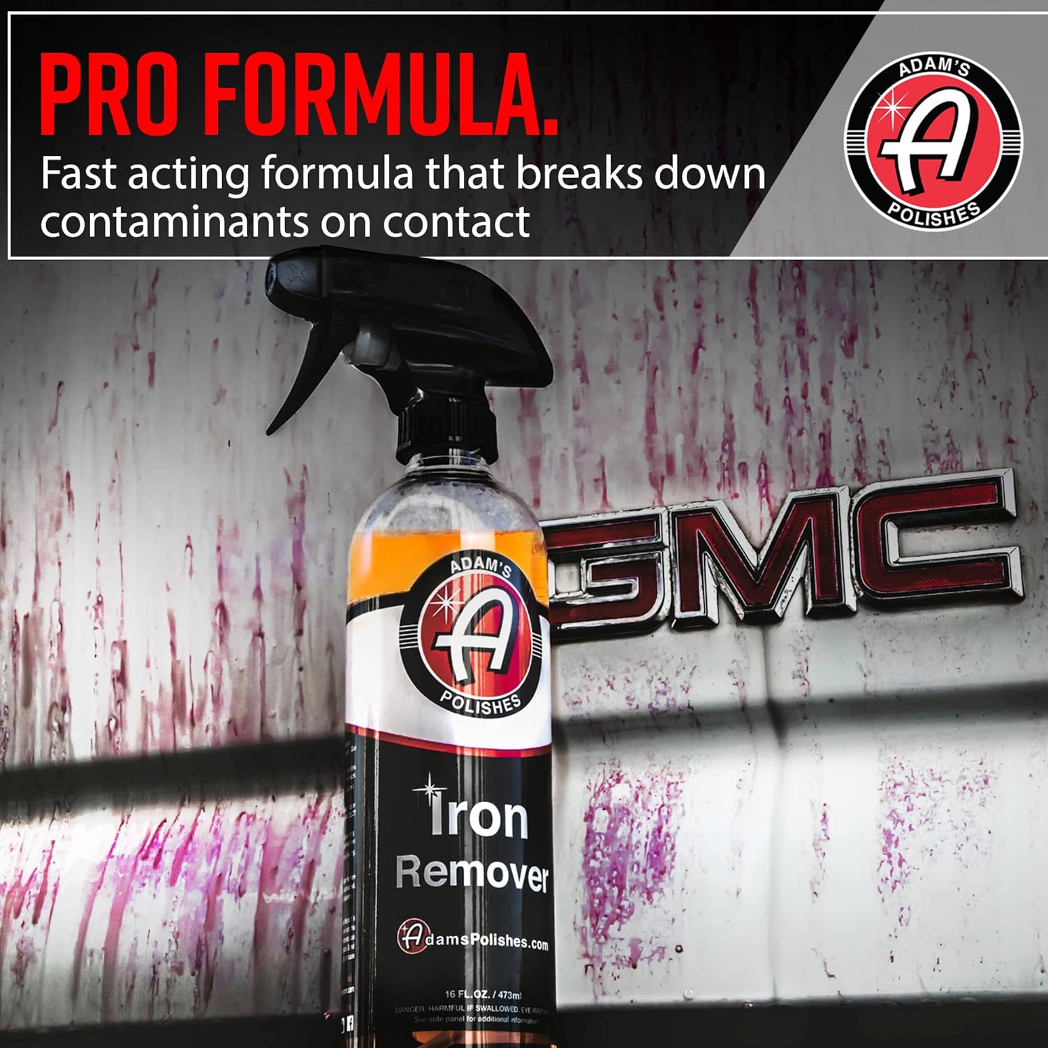 Adam's Polishes Iron Remover - Iron Out Fallout Rust Remover Spray for Car Detailing